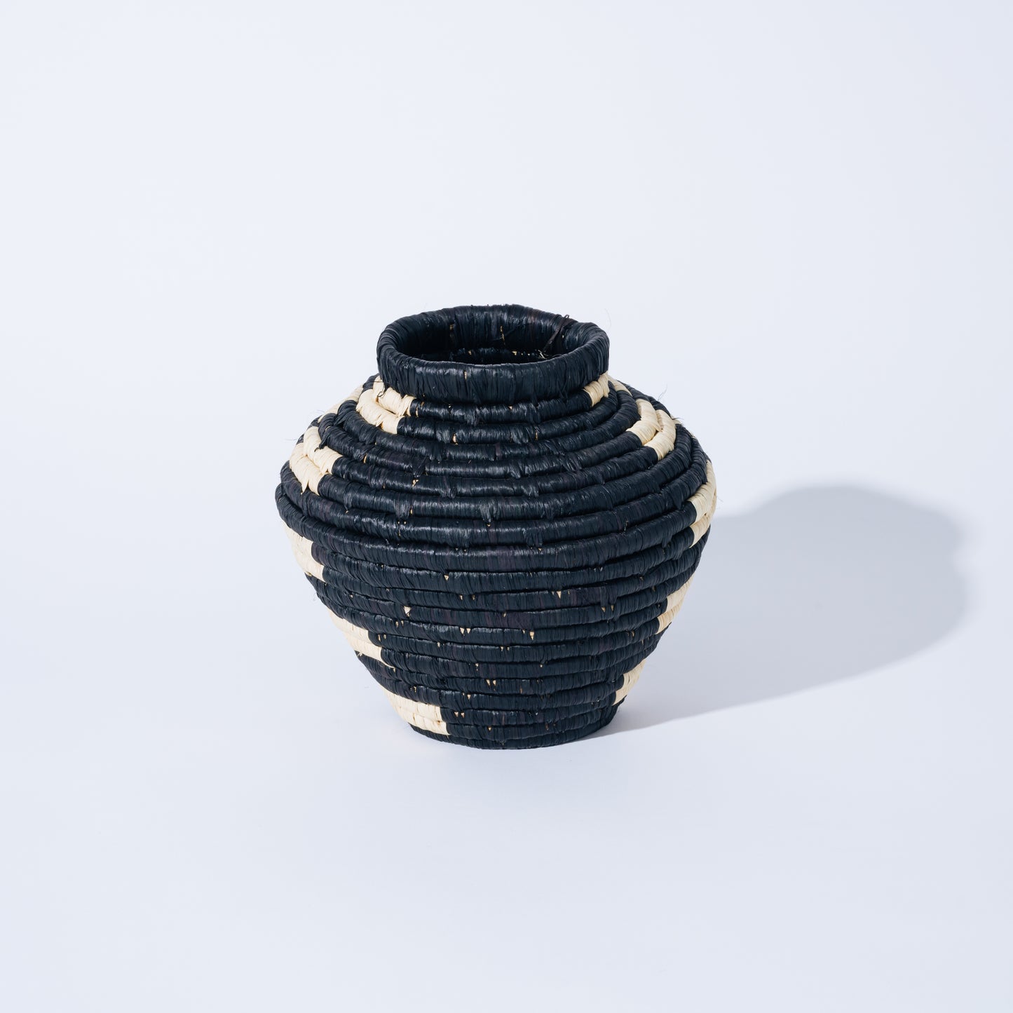 Check pattern basket バスケット