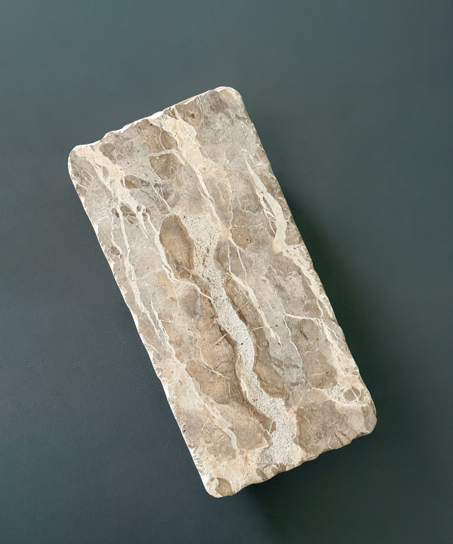 Au Maison Marble Stone Tray / Beige