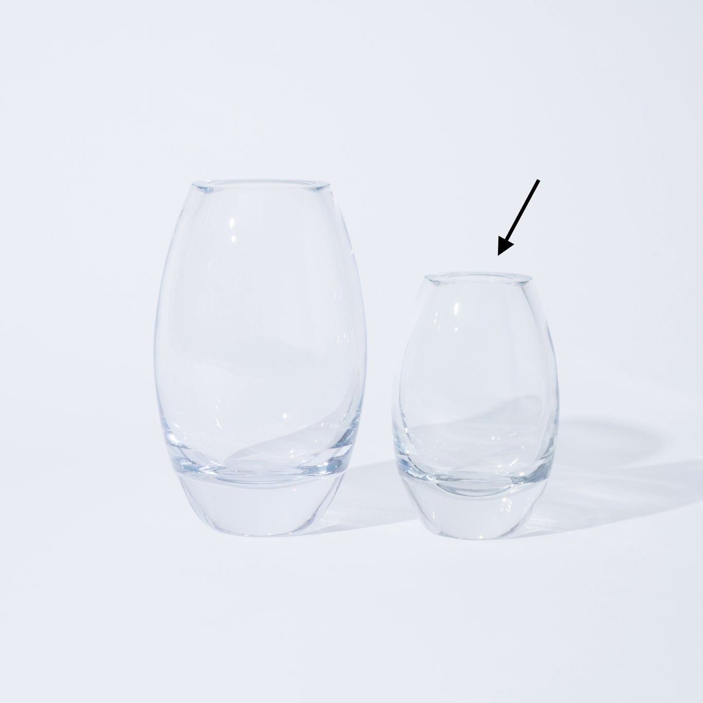 Flower Vase glass drop M フラワーベース
