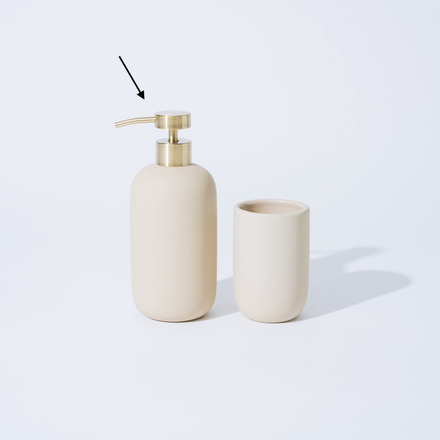 Dispenser gold ×beige ディスペンサー