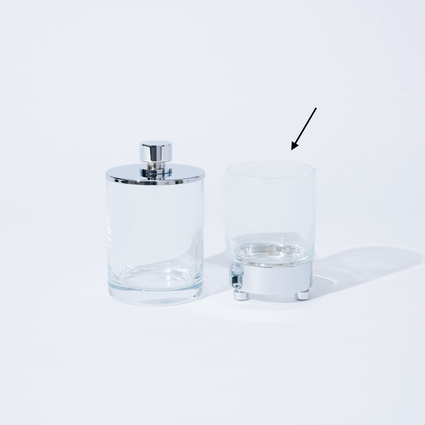 Tumbler chrome × glass タンブラー