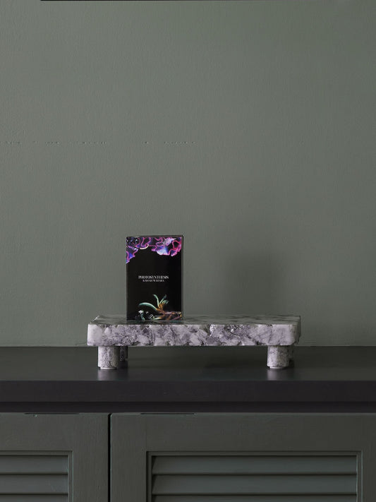 Au Maison Marble Stone Tray / White