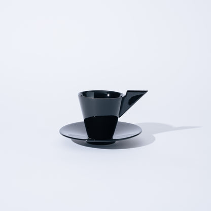 Cup and saucer black カップ&ソーサー
