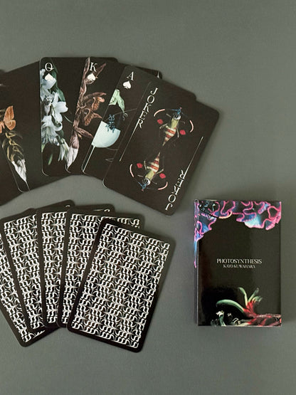 Kayo Kuwahara PHOTOSYNTHESIS Playing Cards "NOIR BLOOM Deck"