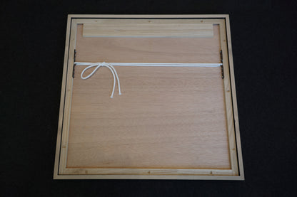 Framed BISCUIT "VOID" Motif - Oak Natural