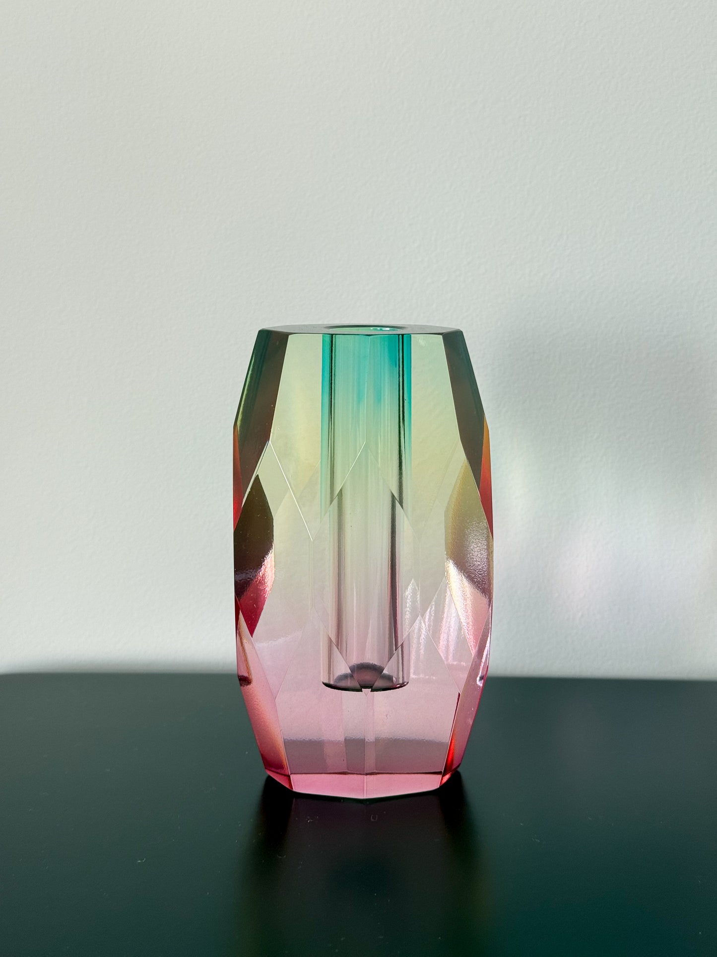 C'est Bon Crystal Flower Vase / pink,ombre